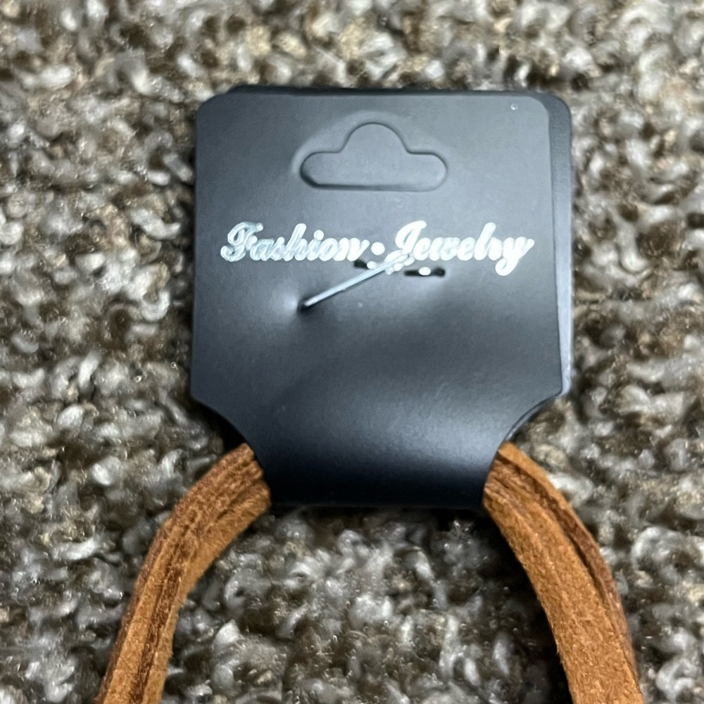 NWT Fashion Jewelry choker, brown - Picture 3 of 4